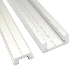 POWERTEC 71156 Aluminum Miter T-Track with Miter T-Bar, 48-I
