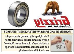 Guide / Router Bit Bearings 608zz 608z -2z 608 2z Zz Qty 8 G