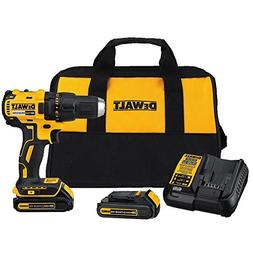DEWALT DCD777C2 20V Max Lithium-Ion Brushless Compact Drill 