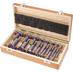 Grizzly H5862 15-Piece Carbide Forstner Bit Filler Set