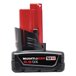 NEW MILWAUKEE 48-11-2460 M12 RED LITHIUM XC6.0 EXTENDED CAPA
