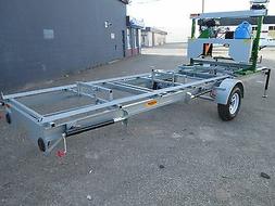Mill Sawmill Cut Lumber Farmhawk 24" With 20' Trailer Packag