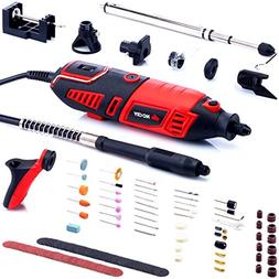 NoCry 10/125 Professional Rotary Tool Kit with Heavy Duty 17
