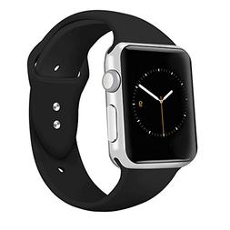 iGK Sport Band Compatible for Apple Watch 38mm, Soft Silicon