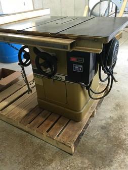 USED Powermatic 66 Table Saw, 5HP, 208-230/460V, 3 phase Hea